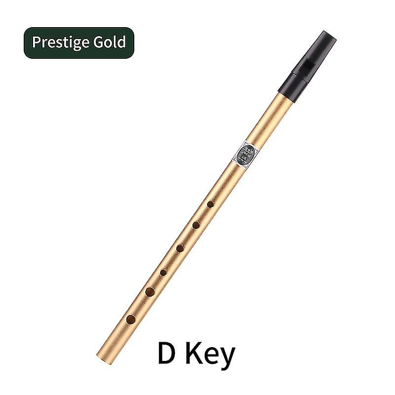 Irish Flute in D Tuning - Metallic Gold 6-Hole