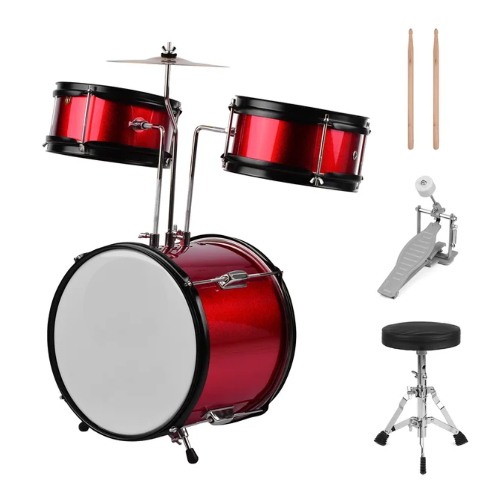 Kera Audio ZPD-3 Red Junior Drum Set