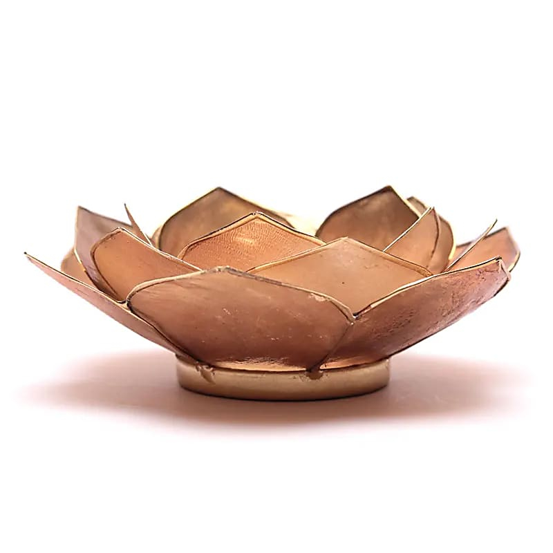 Lotus Shell Capiz Candle Holder - 