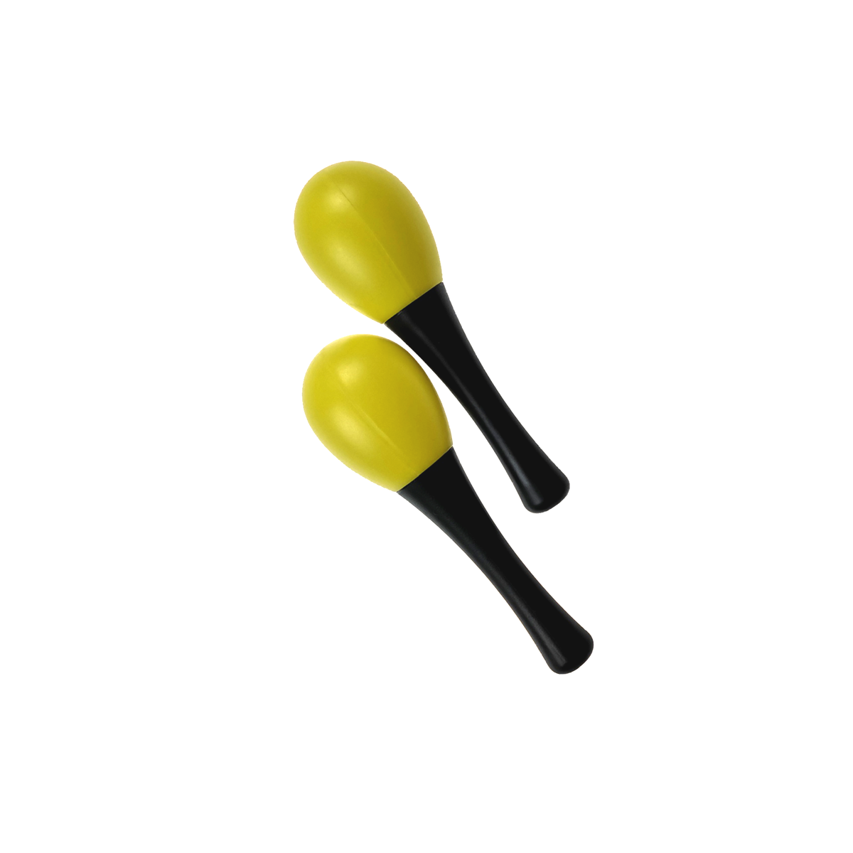 Maracas Plastic Yellow, 2pcs