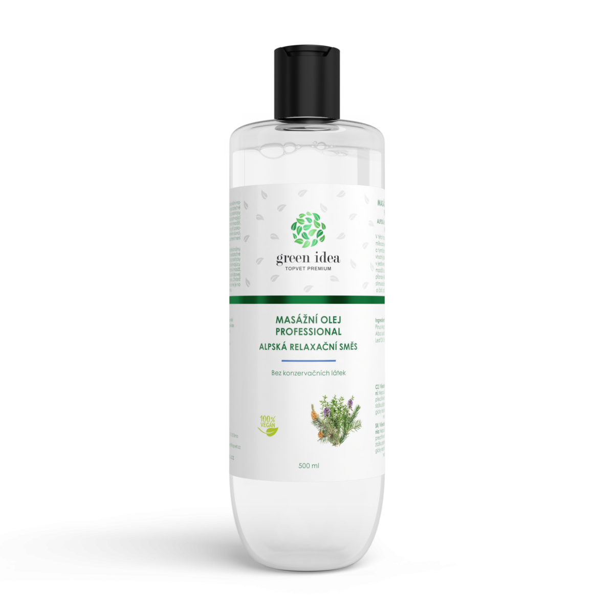 Massage Oil - Alpine Relaxation Blend, 500ml