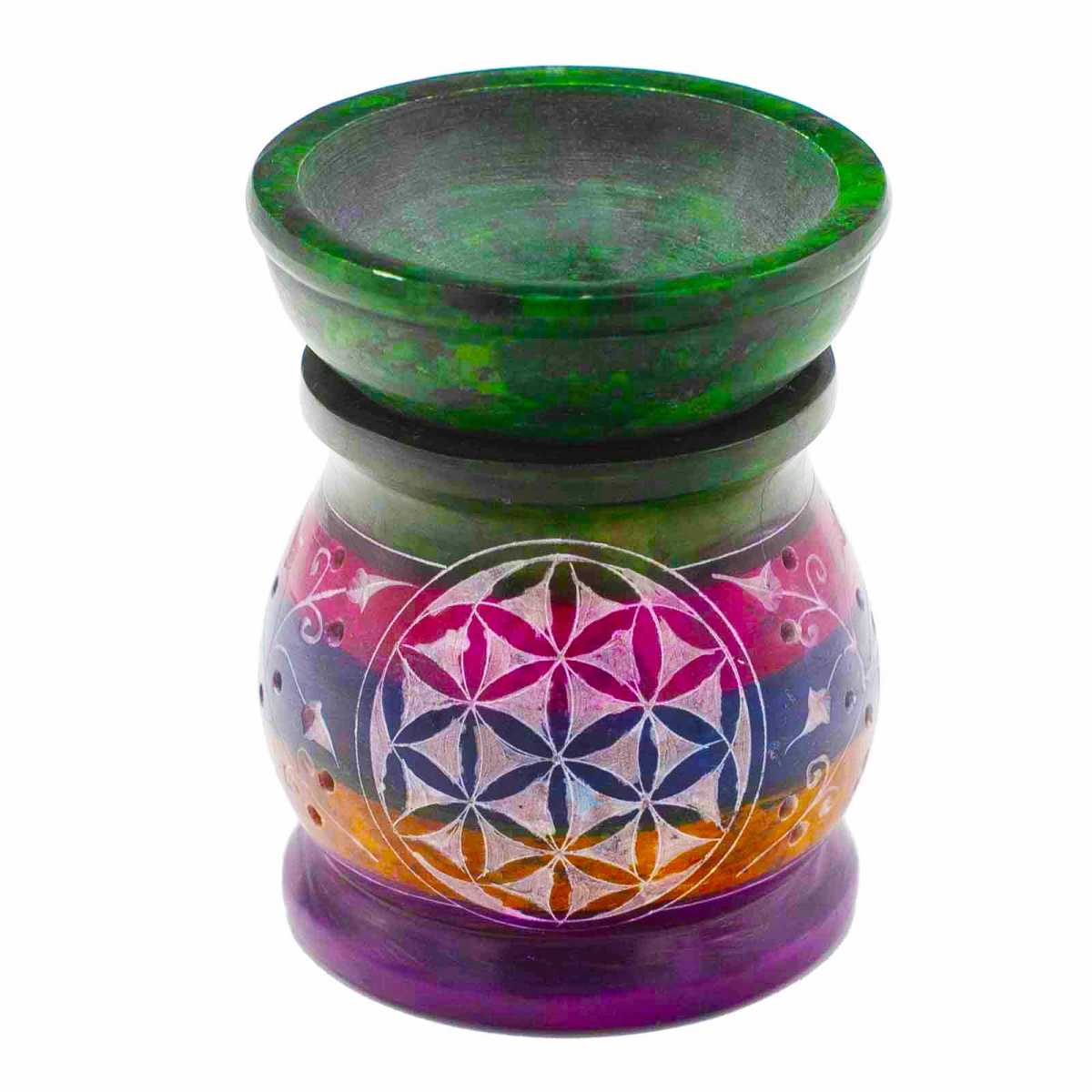 Mastencova Aroma Lamp 10cm - Flower of Life - Five Colors