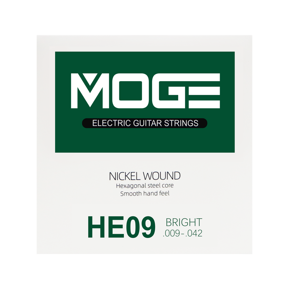 MOGE HE09 Extra Light Bright strings for electric guitar