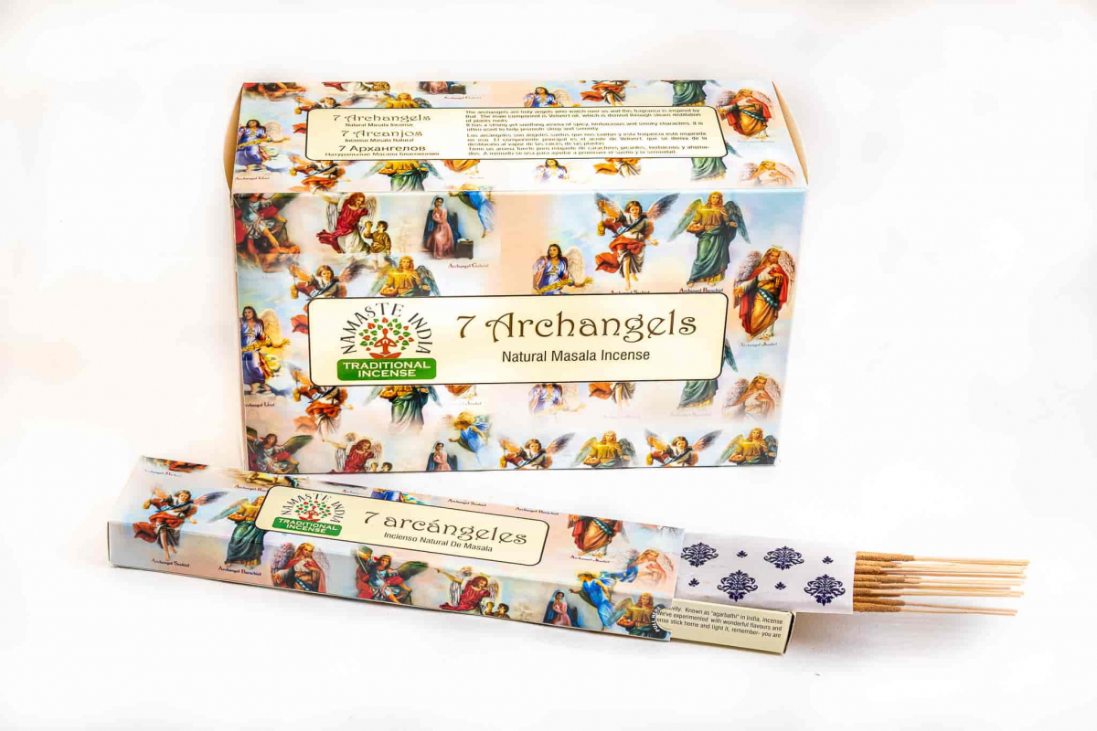 Namaste India Scented Incense Sticks - 7 Archangels