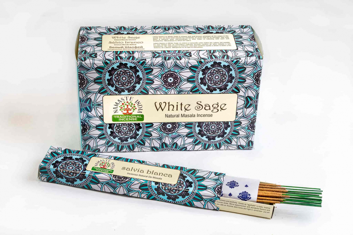 Namaste India Scented Sticks - White Sage