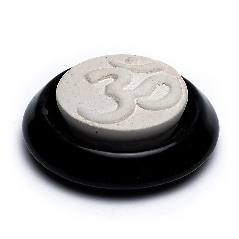 Ohm Aroma Stone (passive diffuser) - black, diameter 7.5 cm