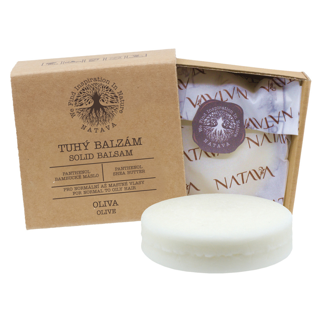 Oliva Solid Hair Balm - For Normal to Oily Hair