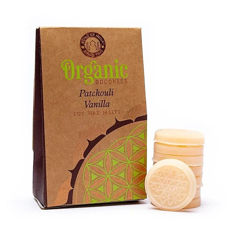 Organic Scented Wax - Patchouli and Vanilla