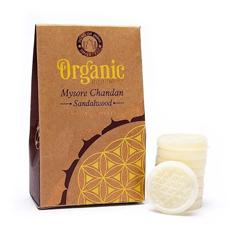 Organic Scented Wax - Sandalwood (Mysore Chandan)