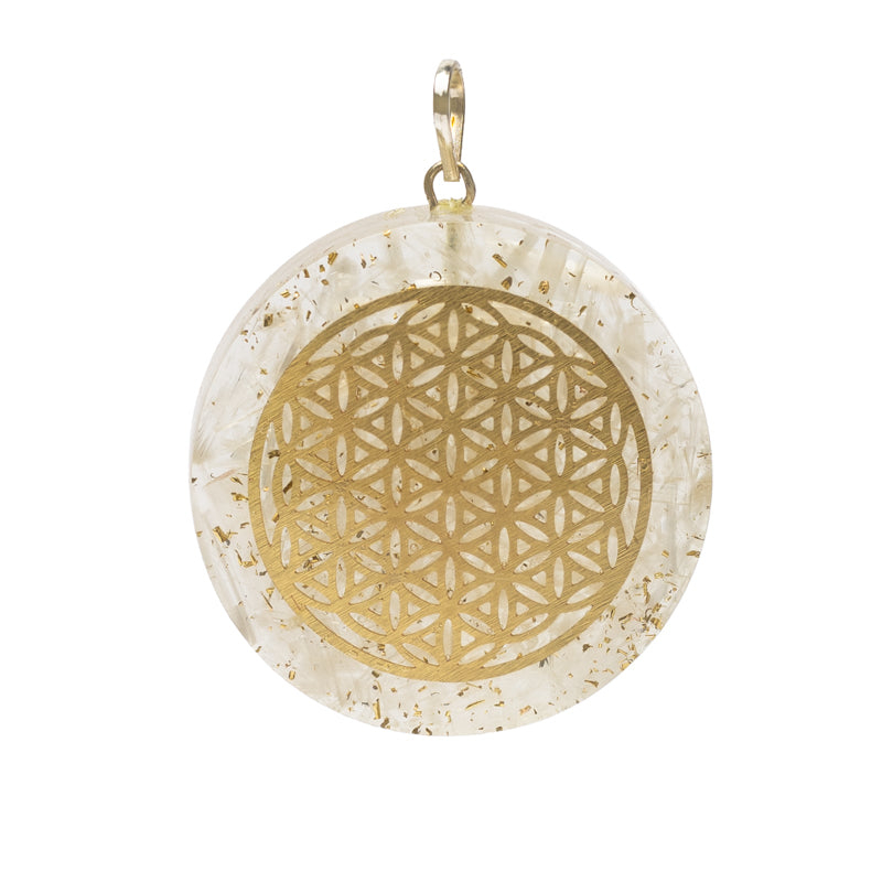 Orgonite Pendant Flower of Life – Selenite