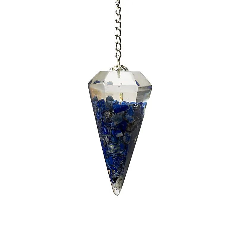 Orgonite Pendulum – Faceted Lapis Lazuli