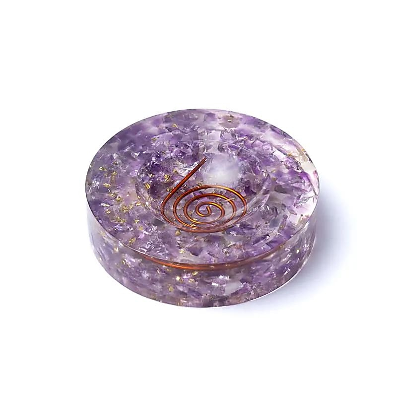 Orgonite Stand for Sphere – Amethyst