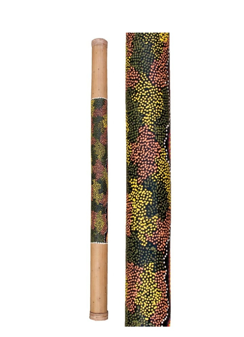 Painted Bamboo Rainstick 100cm