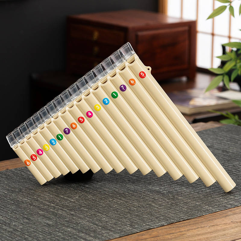 Panova Flute 16 Tones, Beige - ABS Resin - C Major