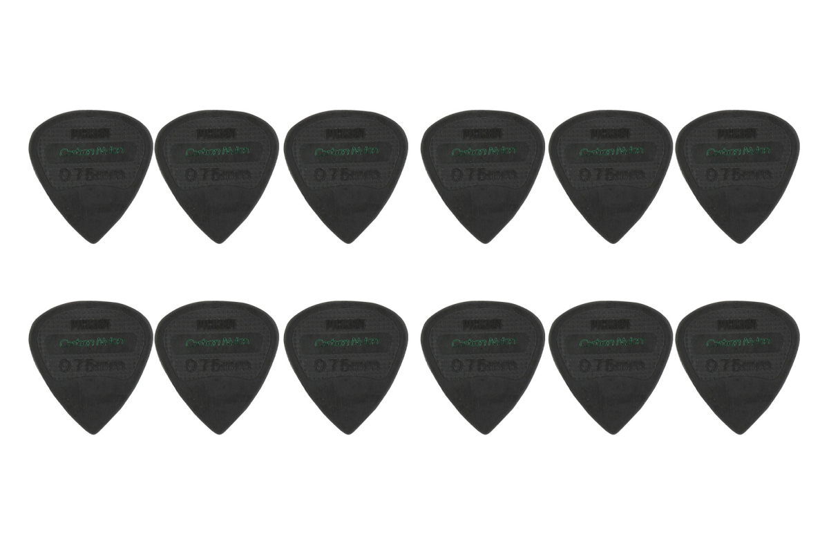 Pick Boy Carbon Nylon 0.75 mm – guitar picks set of 12 pcs