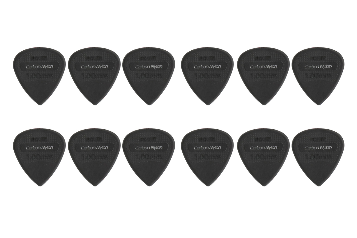 Pick Boy Carbon Nylon 1 mm – guitar picks set of 12 pcs