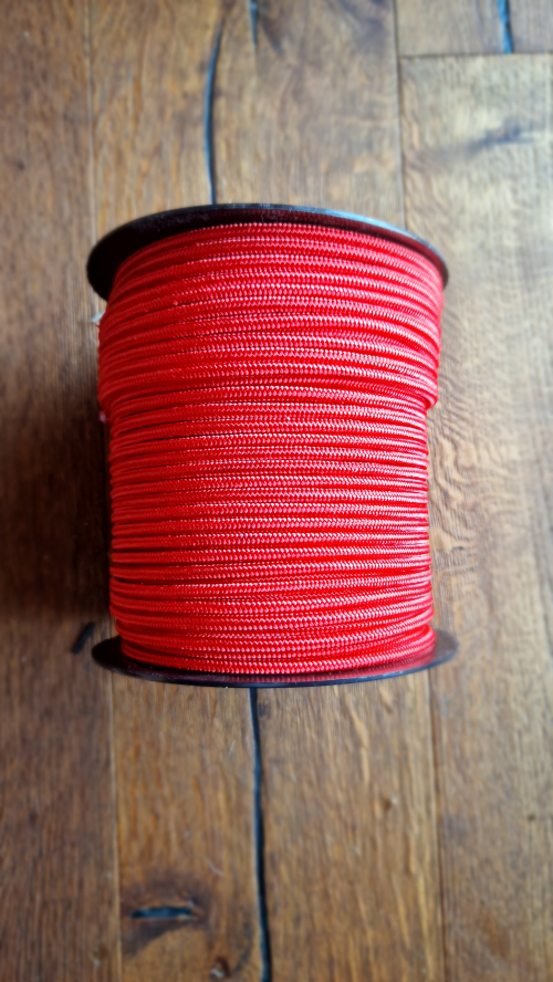 Professional 5.5 mm djembe cord with red core 1m