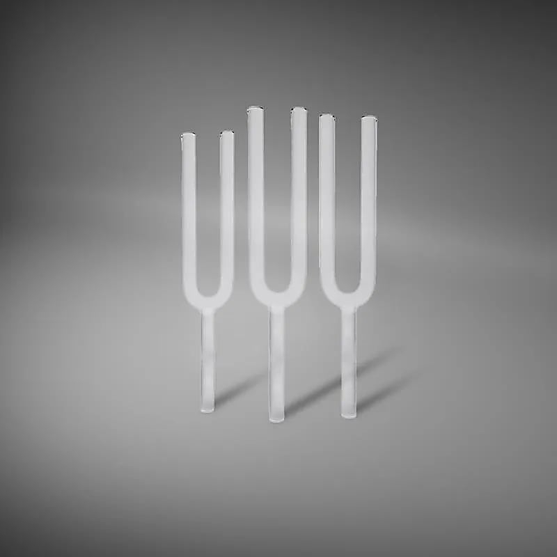 Pure Quartz Crystal Tuners - Chakra Balancing Set 440 Hz (3 pcs)