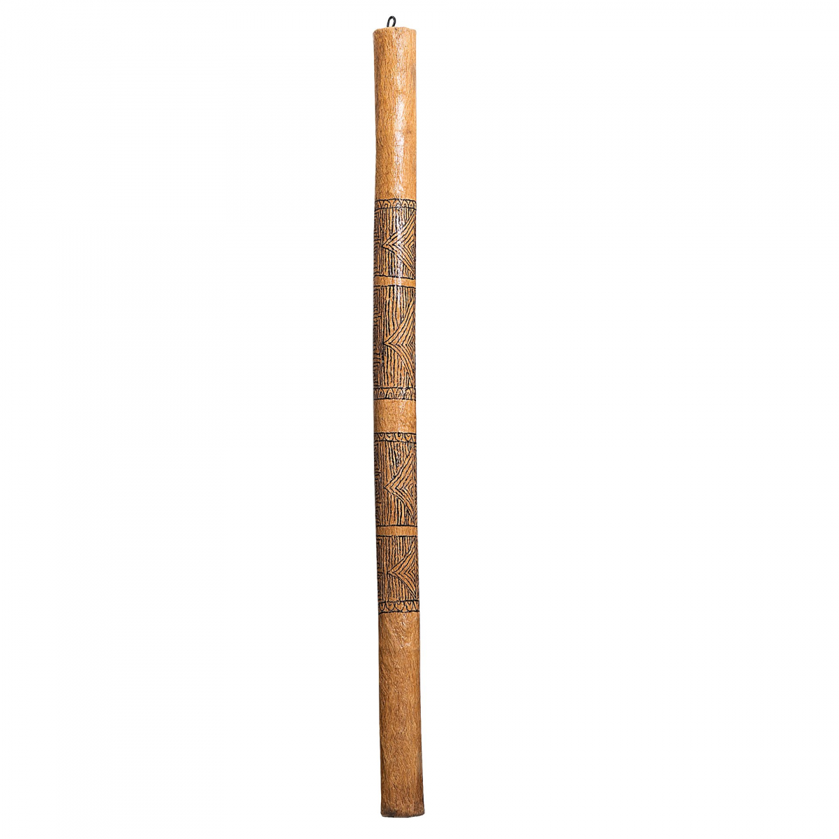 Rain Stick Bamboo + Bark - Maori Paintings 100 cm