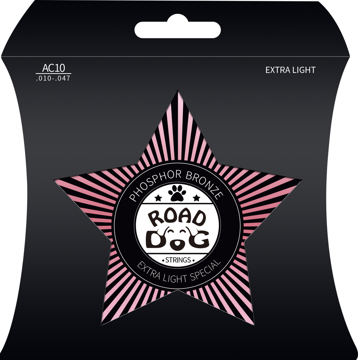ROAD DOG AC10 Extra Light Phosphor Bronze Acoustic Guitar Strings