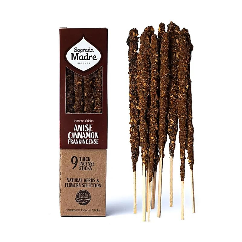 Sagrada Madre Herbal Sticks - Anise, Cinnamon and Frankincense