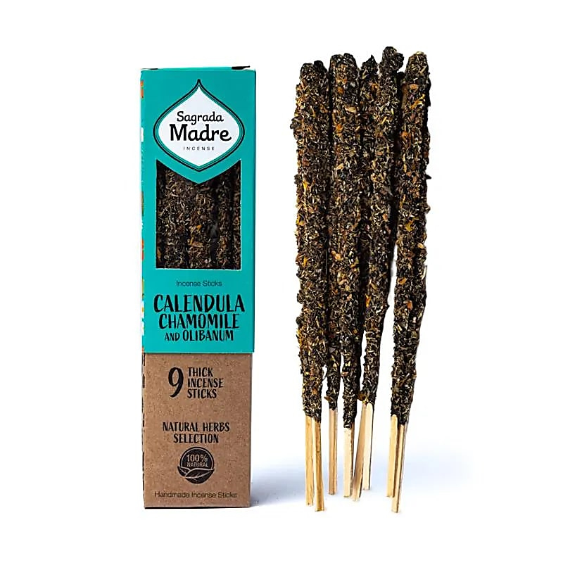 Sagrada Madre Herbal Sticks - Chamomile, Marigold, and Frankincense