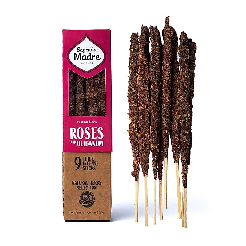 Sagrada Madre Herbal Sticks - Rose and Frankincense
