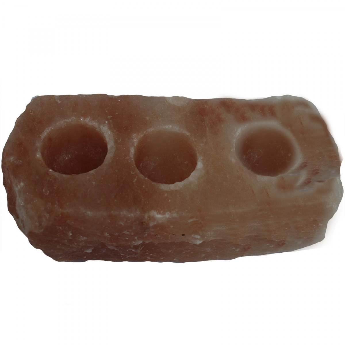 Salt Lamp for Three Tea Candles