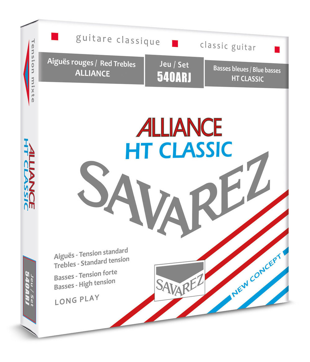 SAVAREZ 540ARJ Alliance HT Classic – nylon strings for classical guitar Mixed Tension