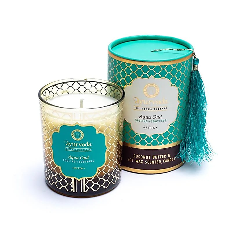 Scented candle aqua oud, Ayurveda Pitta