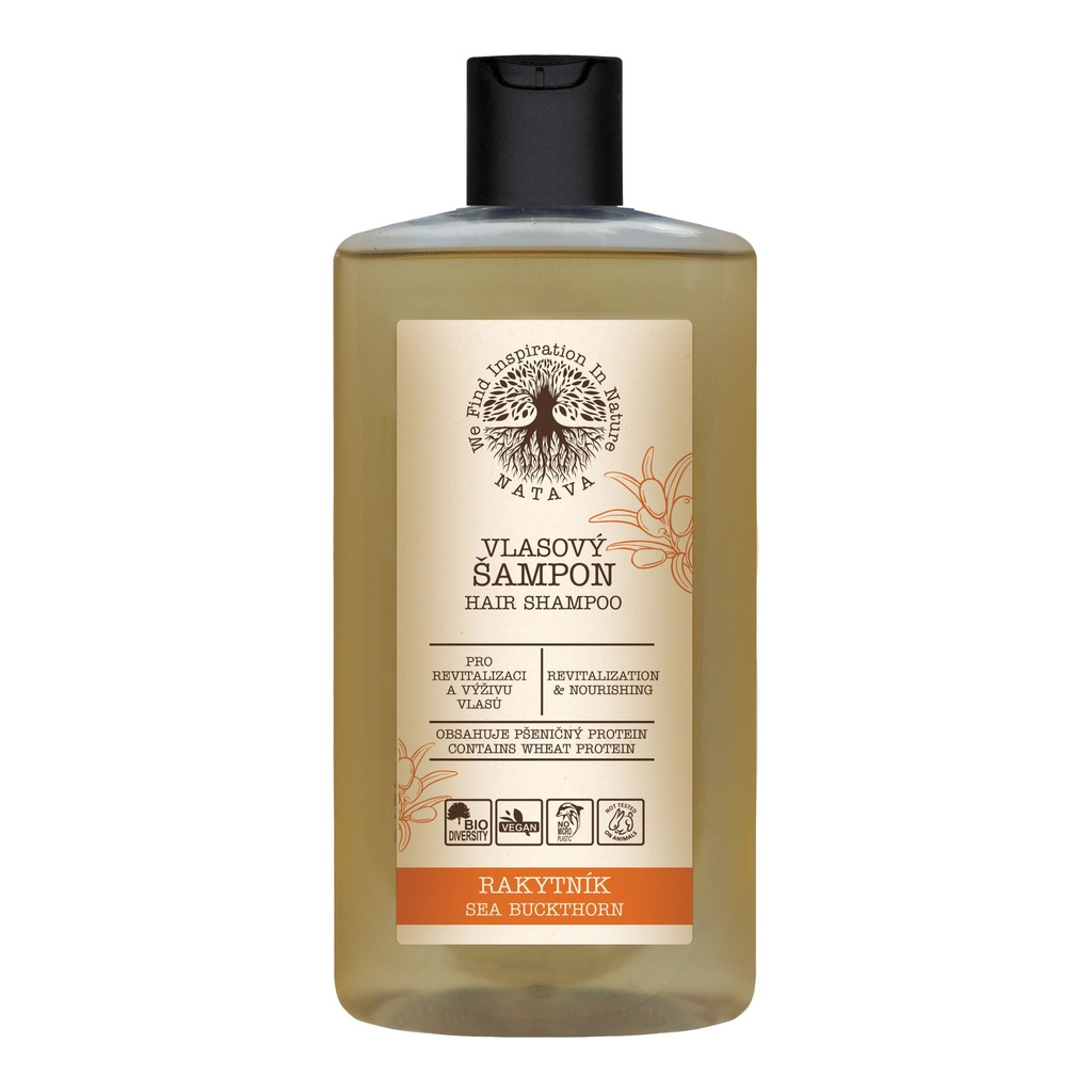 Sea Buckthorn Hair Shampoo - Revitalization and Nutrition for Hair