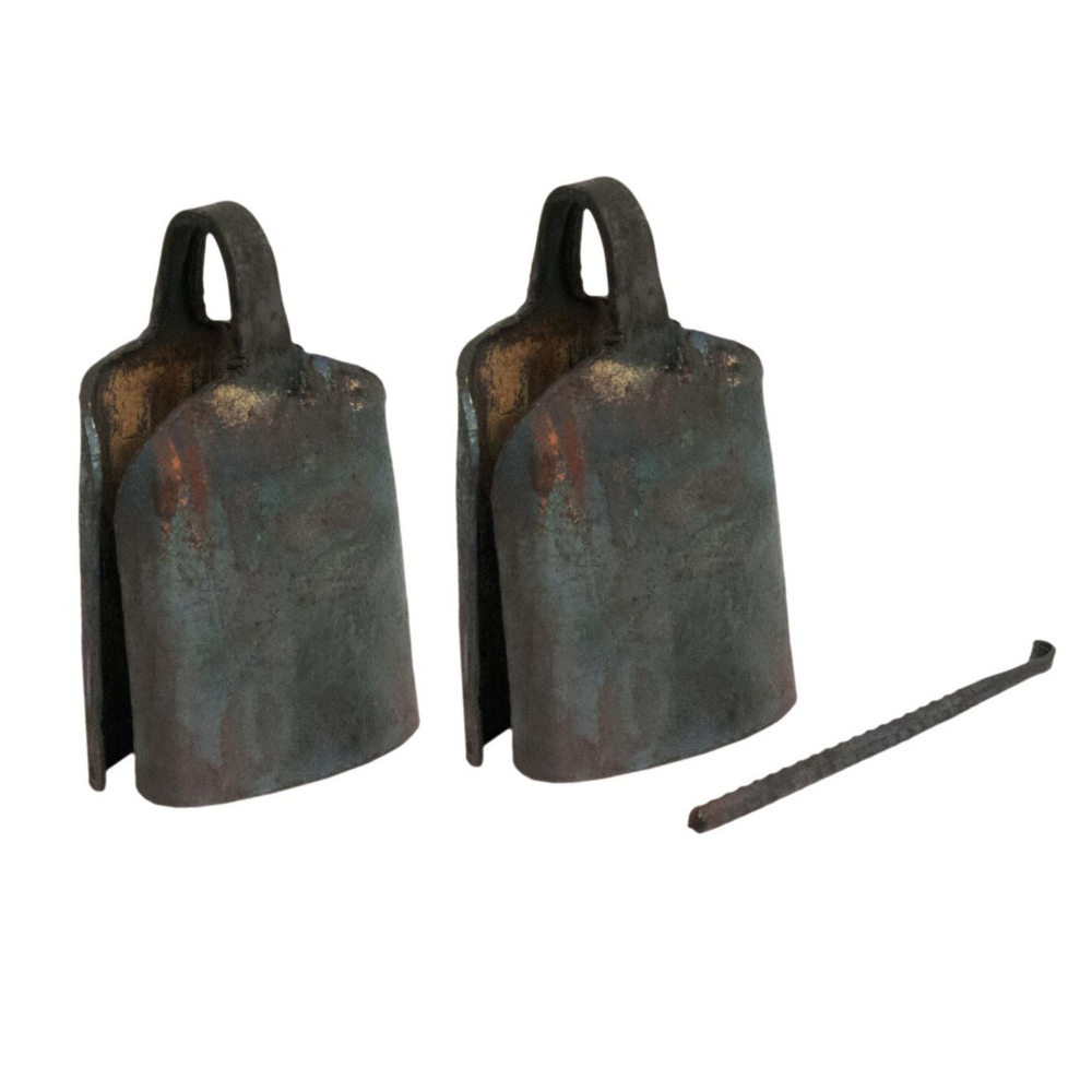 Set of 2 African Cowbells - Ghana