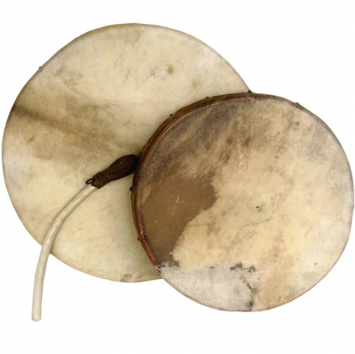 Shamanic Drum Circle 40 cm - Shaved Goat Skin