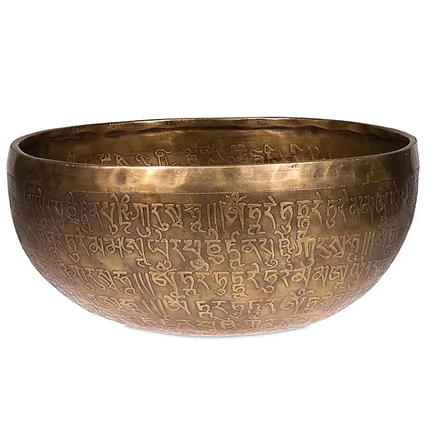 Singing Tibetan Bowl with Tara Healing Image ±1750-1950g