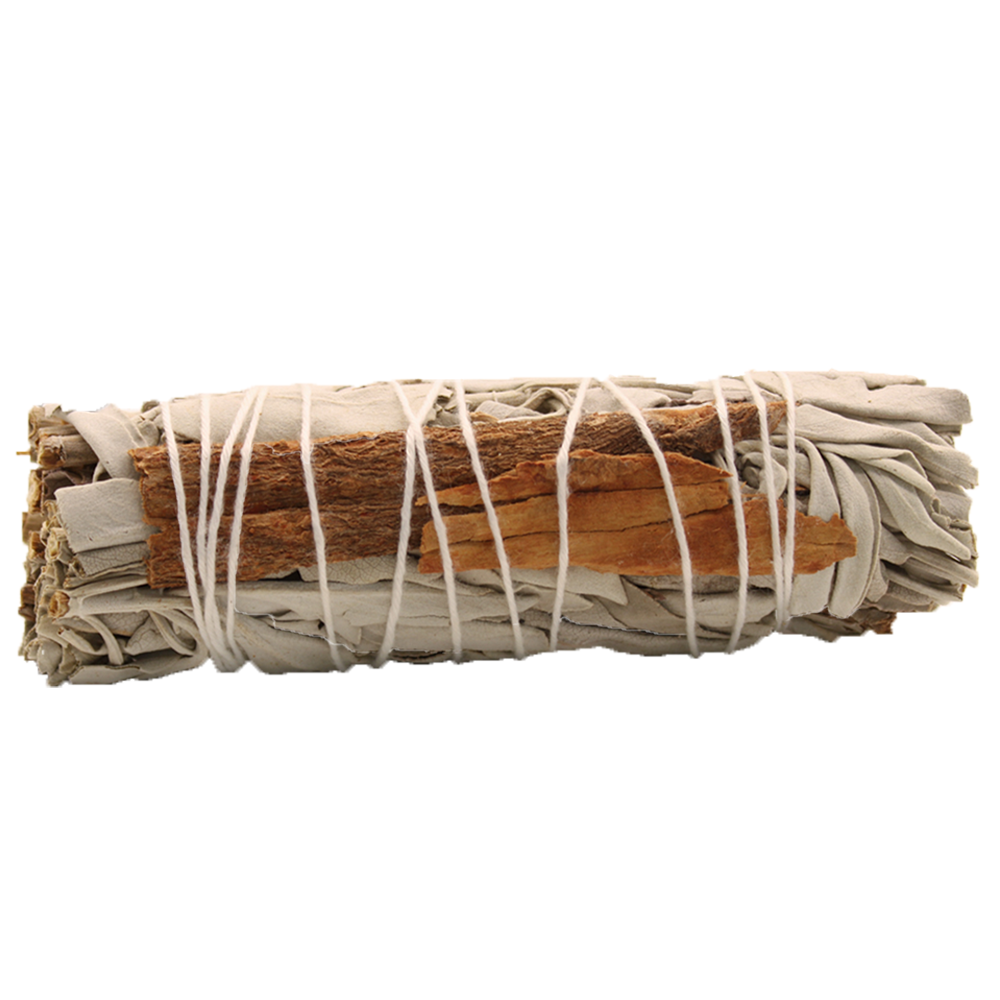 Smudge 10cm - White Sage and Cinnamon