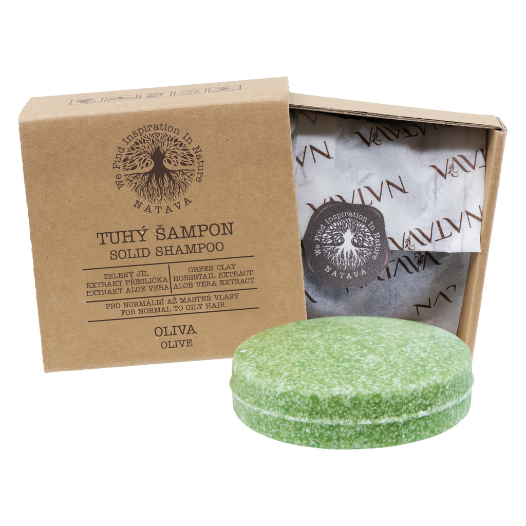 Solid Shampoo Oliva - For Normal to Oily Hair