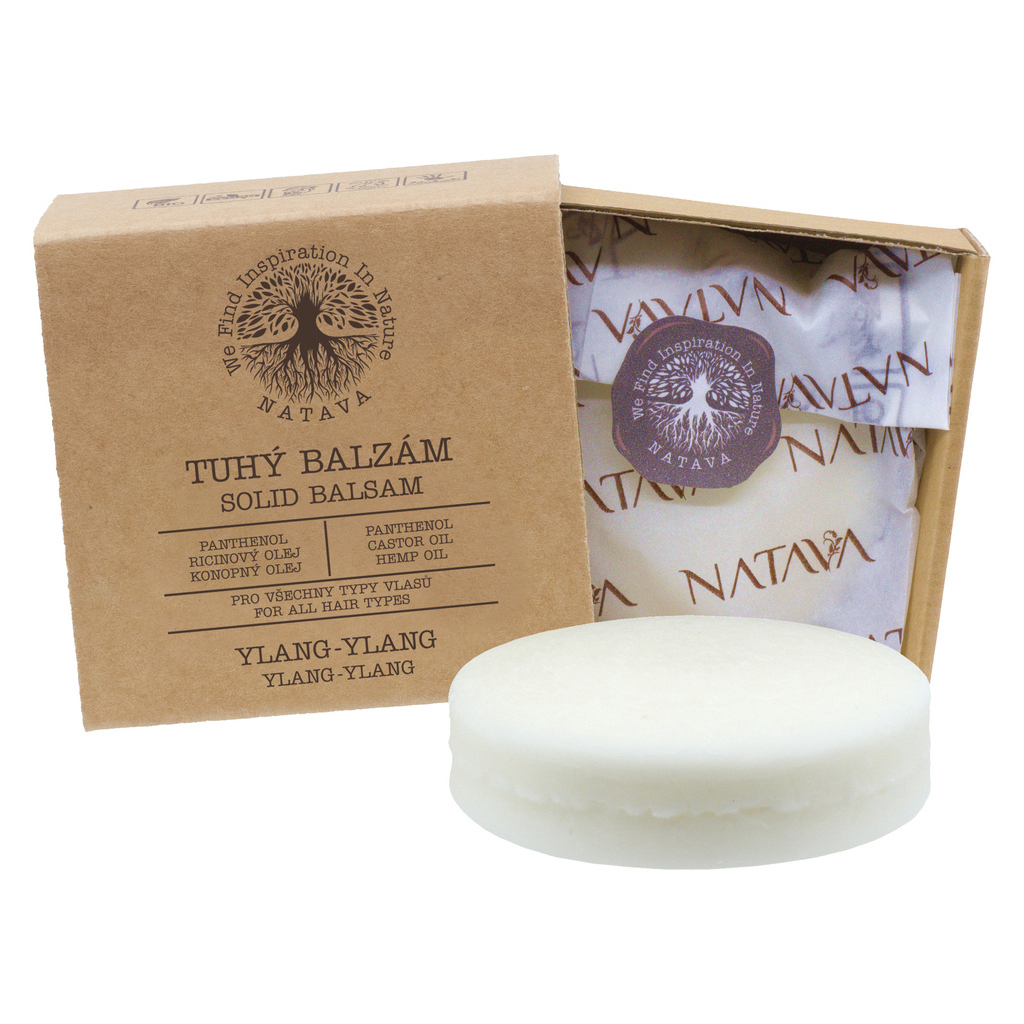 Solid Ylang-Ylang Hair Balm - Suitable for all types