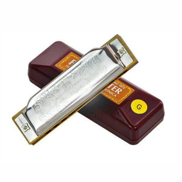 Suzuki Folk Master 1072 Harmonica in G tuning - 10 holes - 20 tones