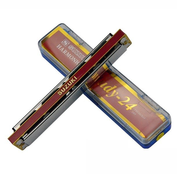Suzuki Tremolo Harmonica Study-24 in C tuning