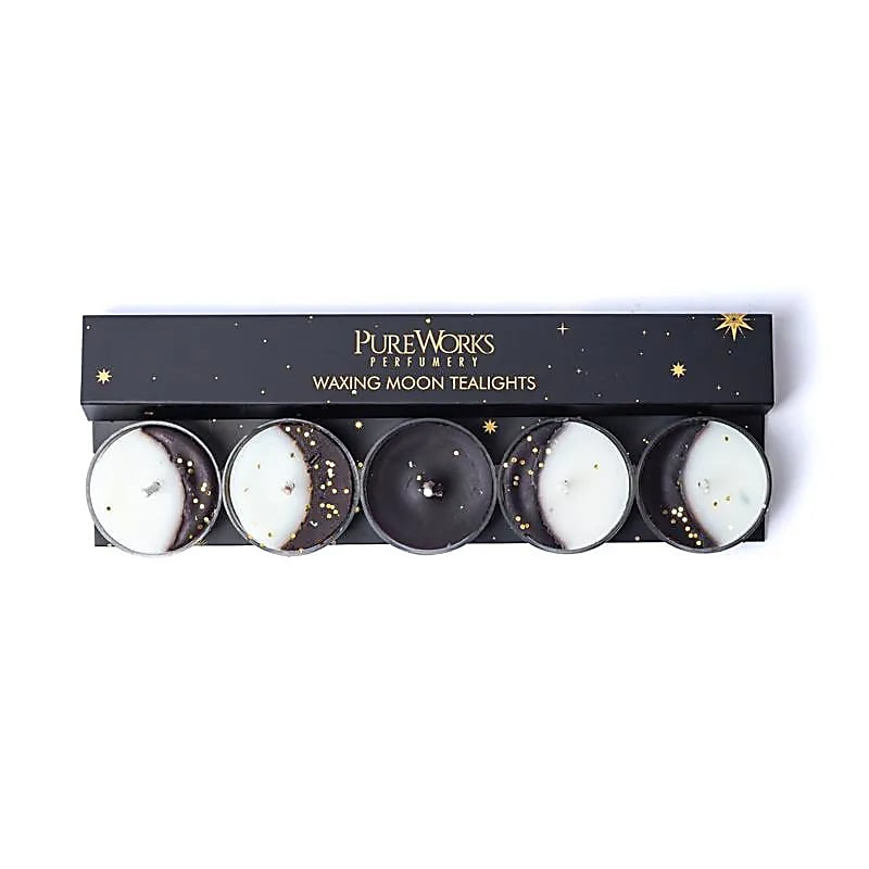 Tea Candles - Waxing Moon, 5pcs