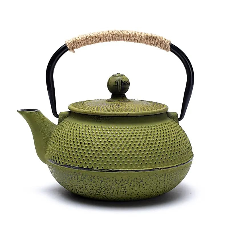 Tetsukyusu Enamel Tea Kettle 0.6 L Green
