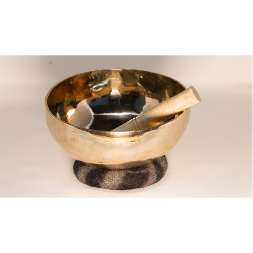 Tibetan Singing Bowl, Hand-Hammered, 1000g with Mallet and Cushion