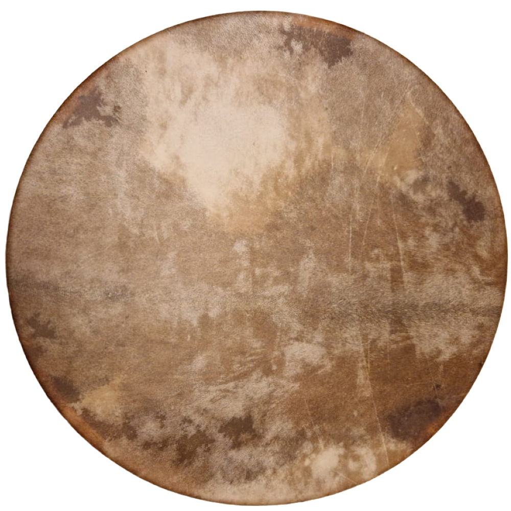 Tunable Shamanic Drum 46 cm Ash Wood – Deer Hide – with Energy Stone – Petrovič Drums