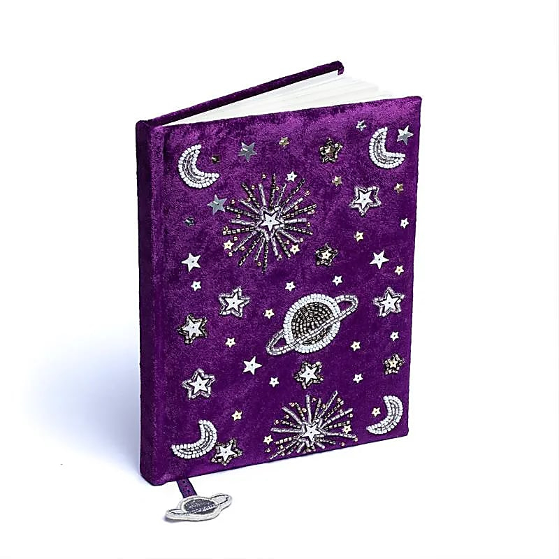 Velvet Notebook - Purple 