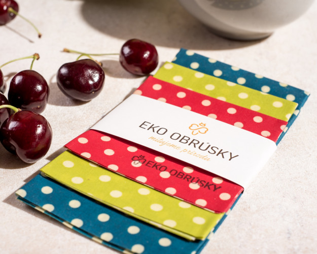 Waxed Eco Napkins Set of 3 Sizes