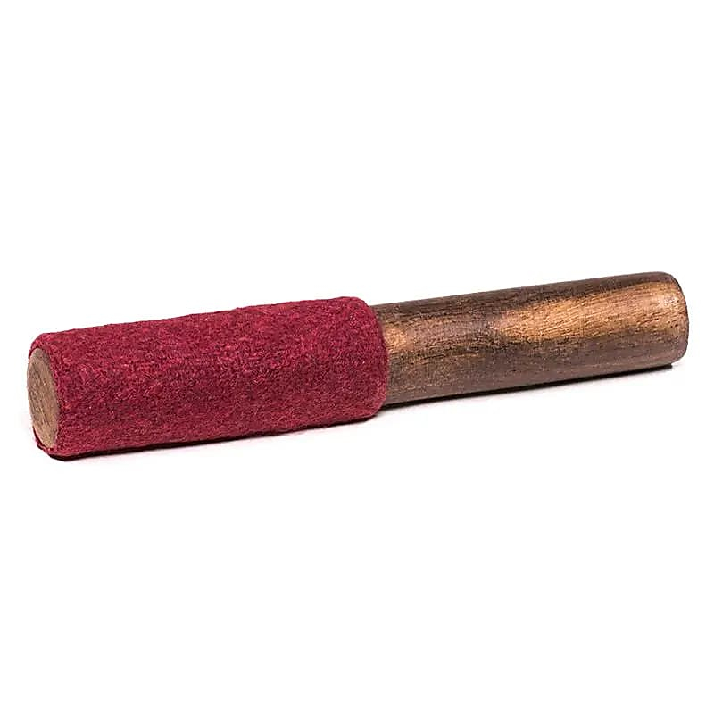 Wooden mallet with felted wool for Tibetan bowl, small (13cm)