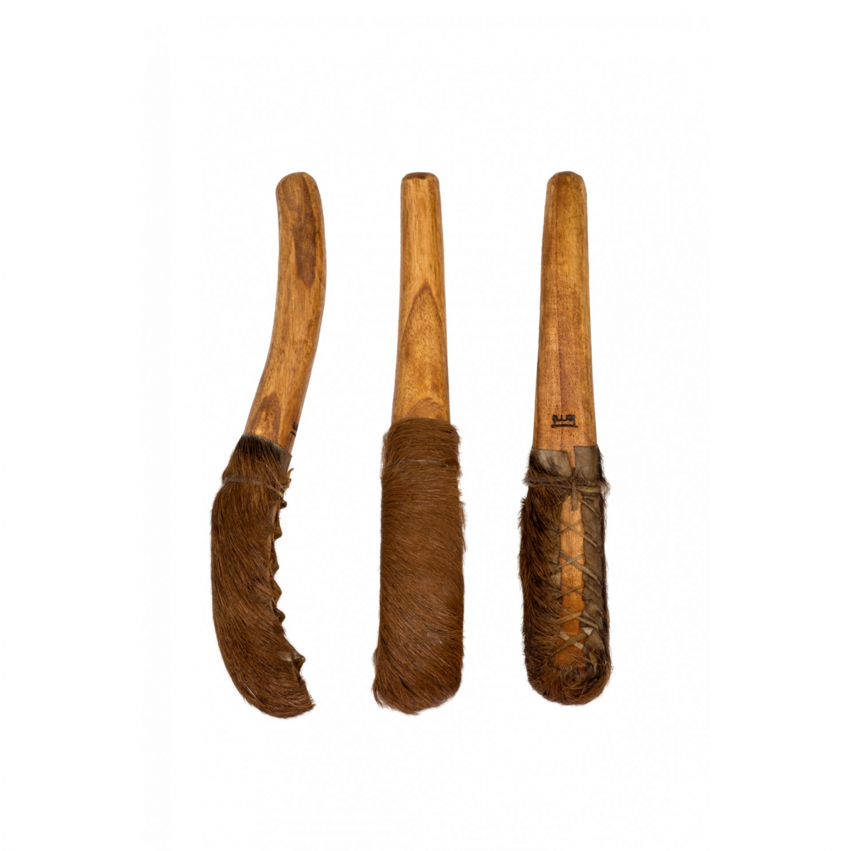 Wooden stick for a shamanic drum - Mongolian type