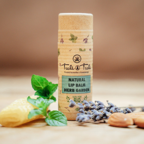 Natural Lip Balm Herb Garden