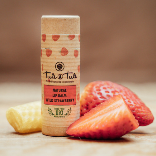 Natural Lip Balm Wild Strawberry