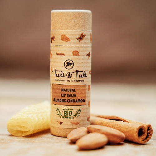 Natural Lip Balm Almond-Cinnamon